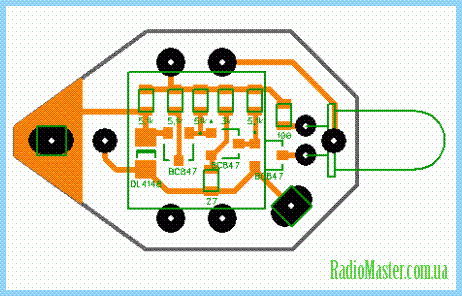 Схема соединения электронного реле поворотников 6422.3747